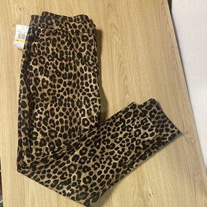 Michael Kors Animal Print Trousers